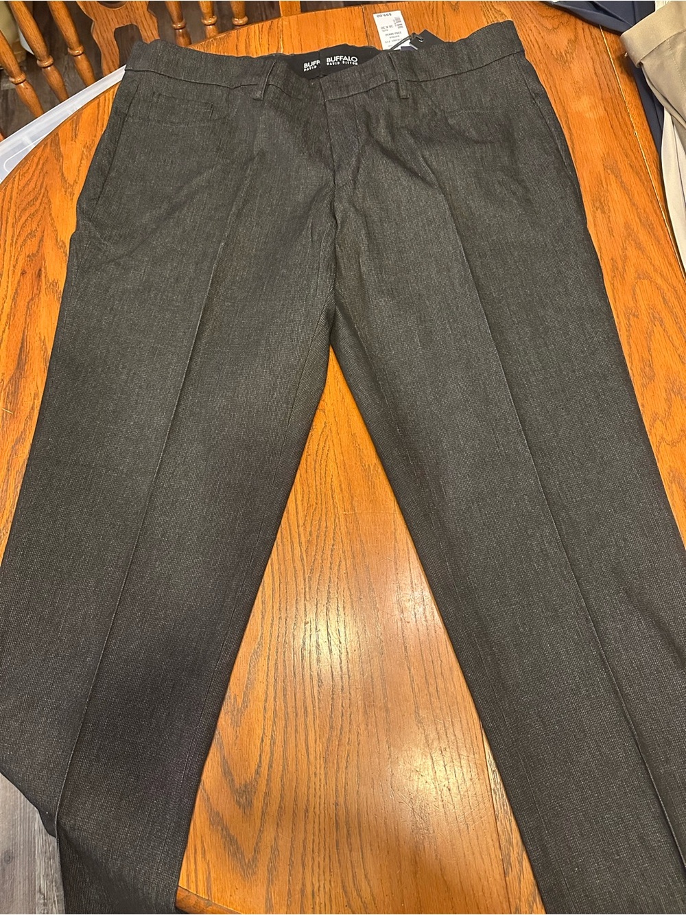 Buffalo David Bitton Charcoal Dress Pants